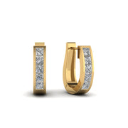 princess-cut-diamond-charismatic-hoops-earrings-in-14K-yellow-gold-FDEAR1018-YG
